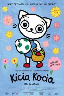 Kicia Kocia na pikniku poster background
