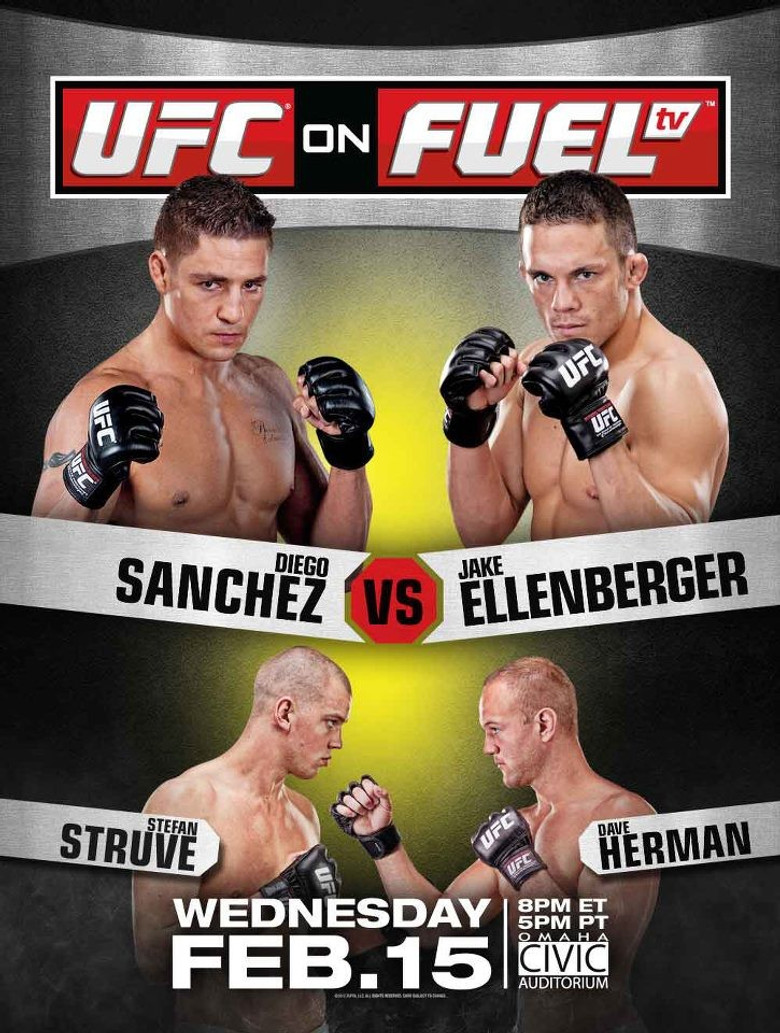 UFC on Fuel TV 1: Sanchez vs. Ellenberger poster background