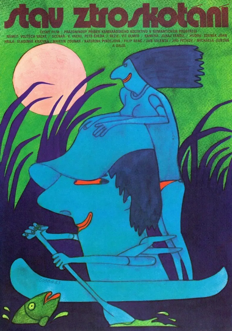 Stav ztroskotání poster background