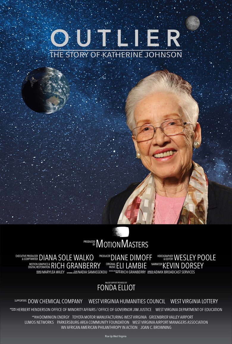 Outlier: the story of Katherine Johnson poster background