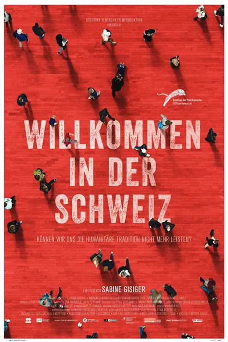 Willkommen in der Schweiz poster background