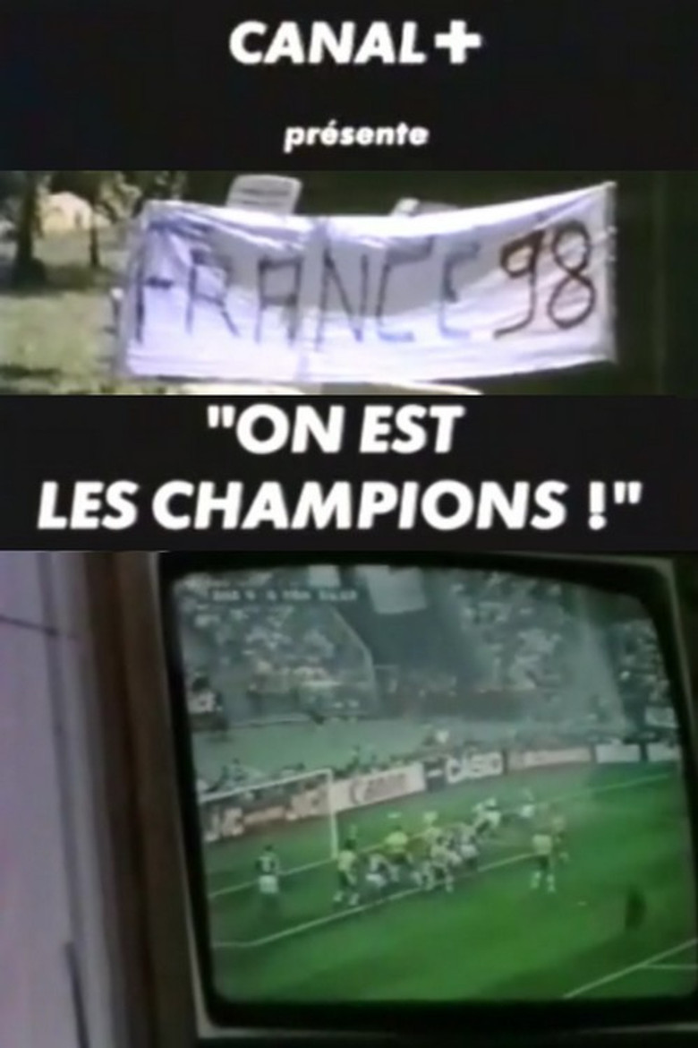 "On est les champions !" poster background