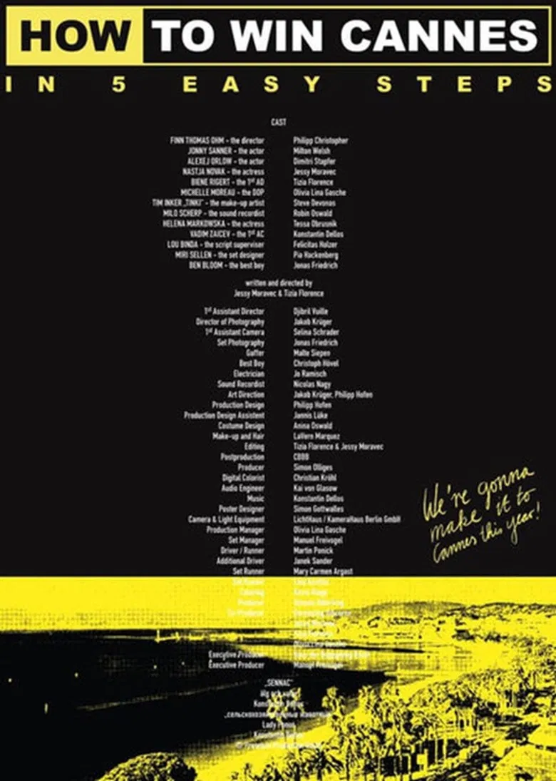 How to Win Cannes in 5 Easy Steps poster background