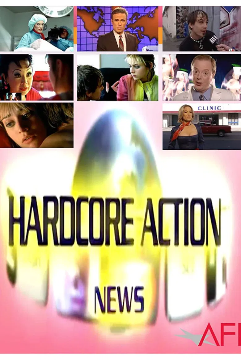 Hardcore Action News poster background