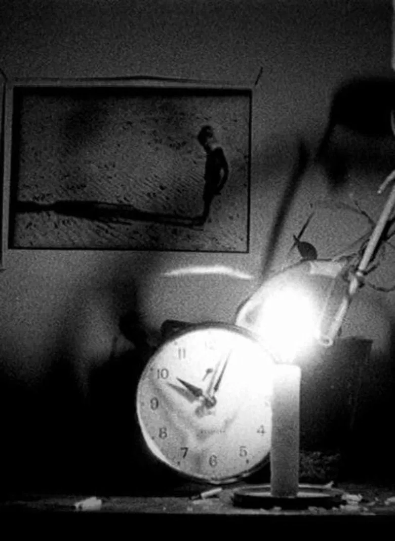 Candle & Clock poster background