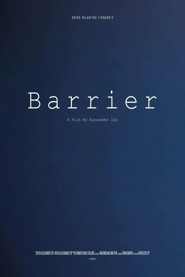 Barrier poster background