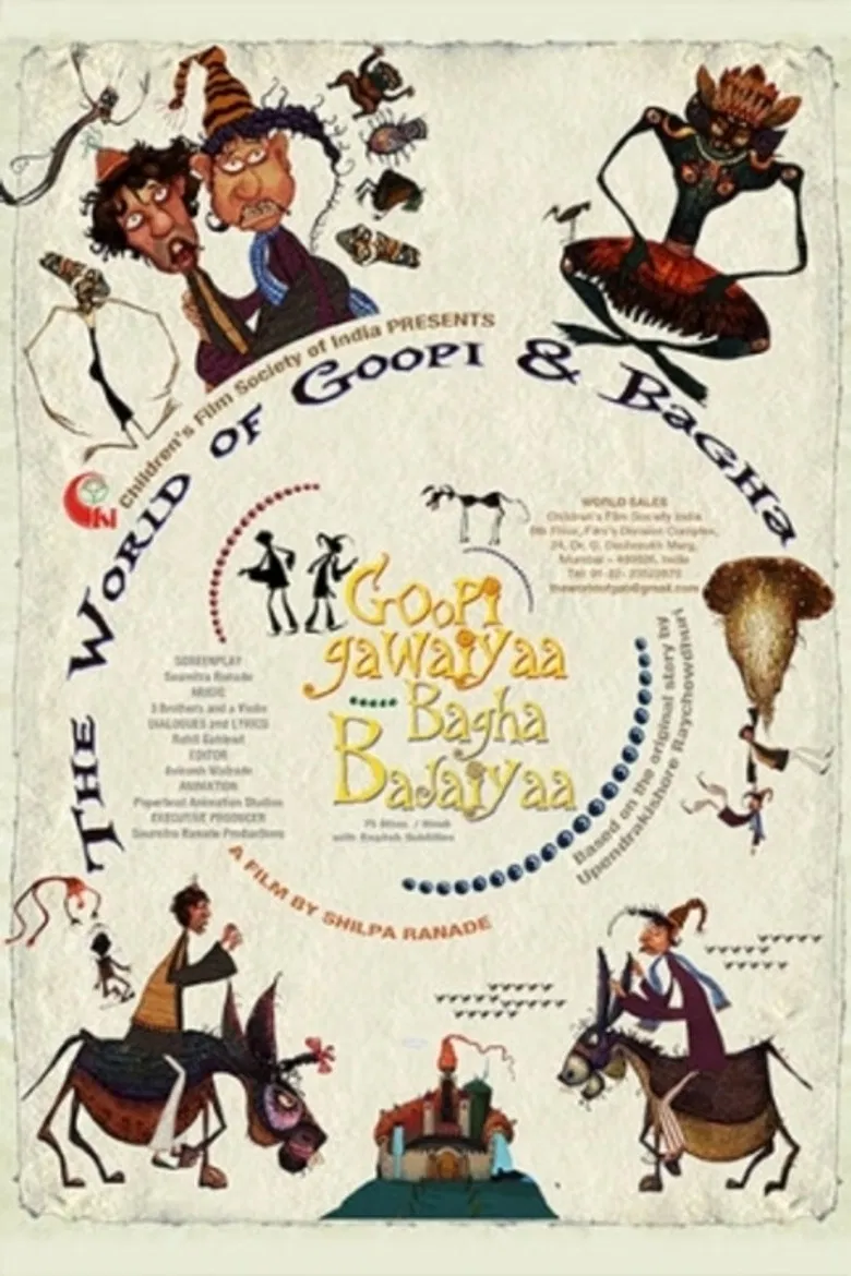 The World of Goopi and Bagha poster background