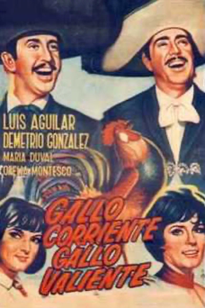 Gallo corriente, gallo valiente poster background