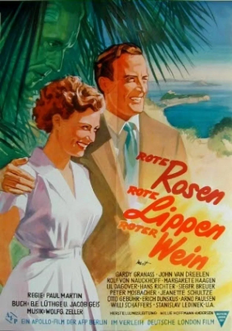 Red Roses, Red Lips, Red Wine poster background