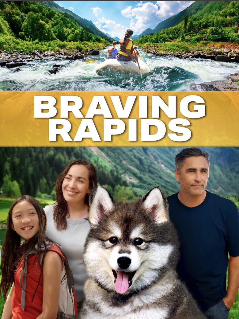 Braving Rapids poster background