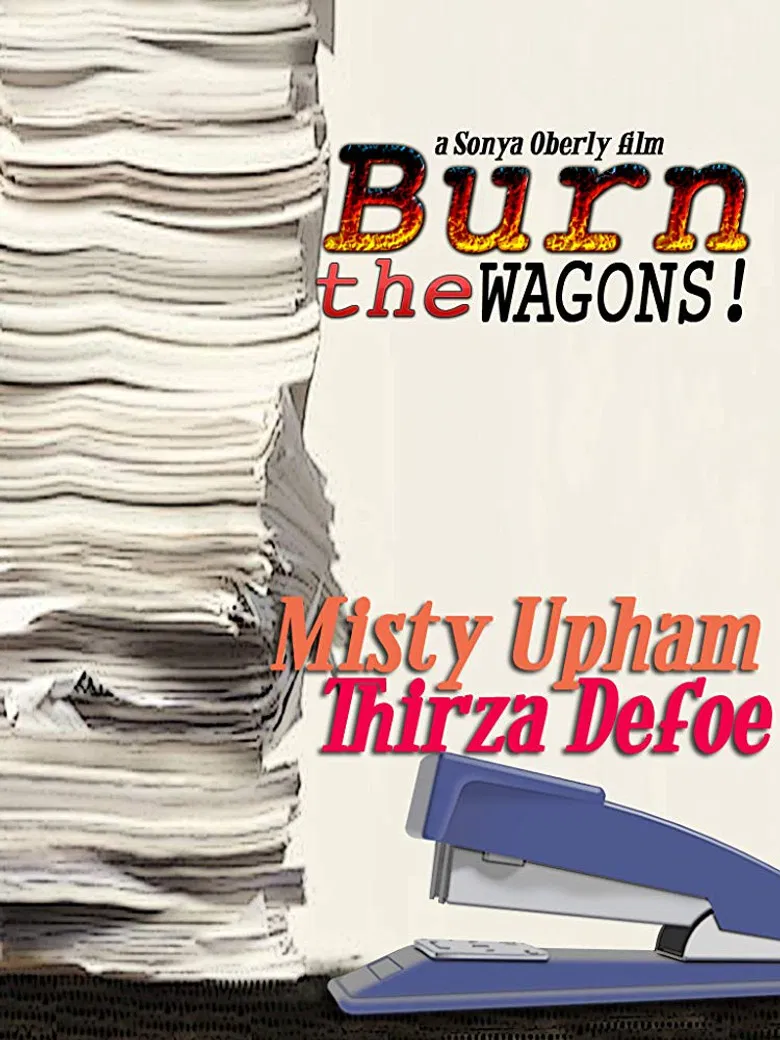 Burn the Wagons poster background