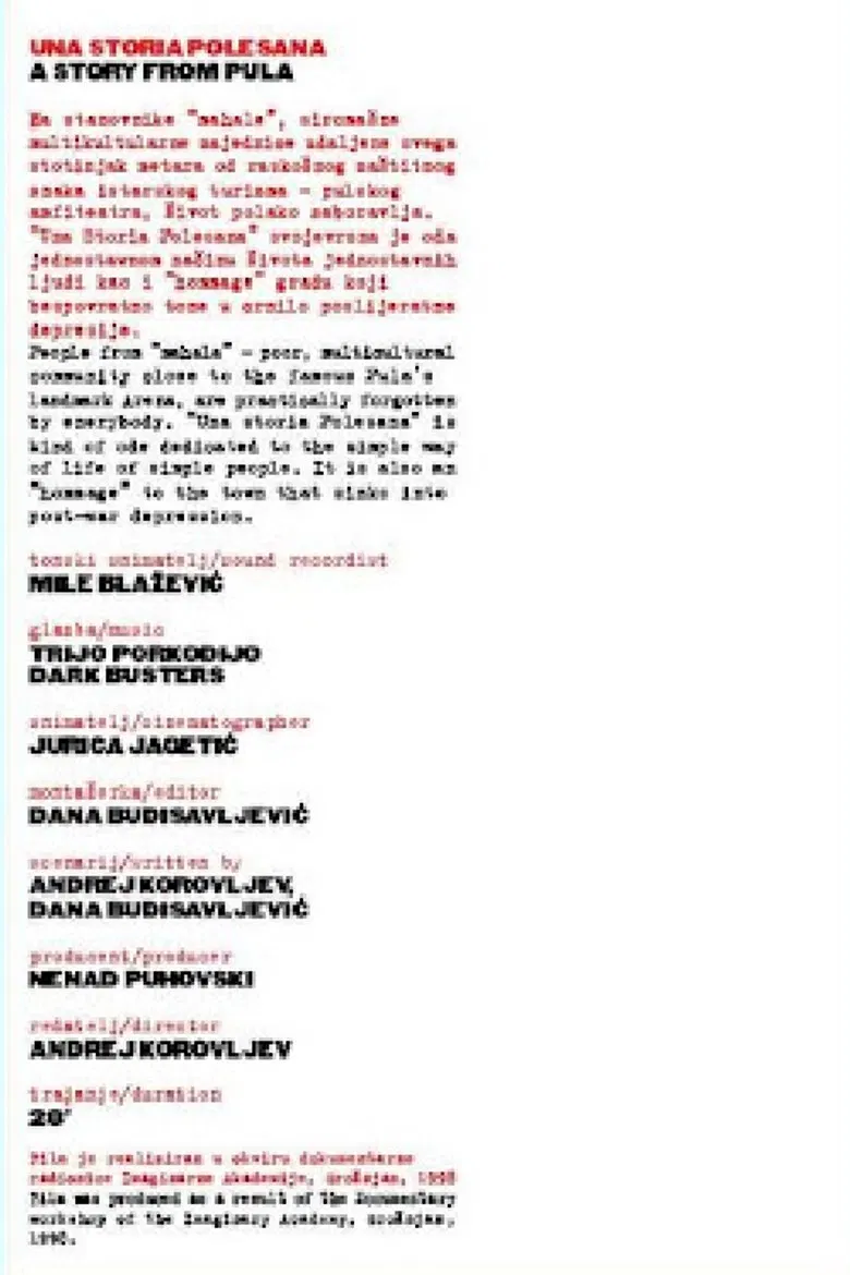 A Pula Story poster background