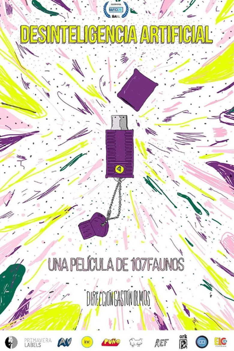 Artificial Disintelligence poster background