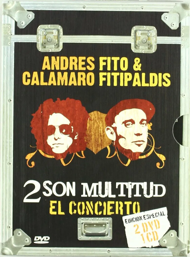 Dos son multitud - Andrés Calamaro y Fito & Fitipaldis poster background
