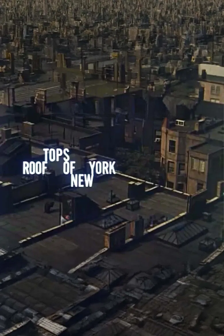 Rooftops of New York poster background