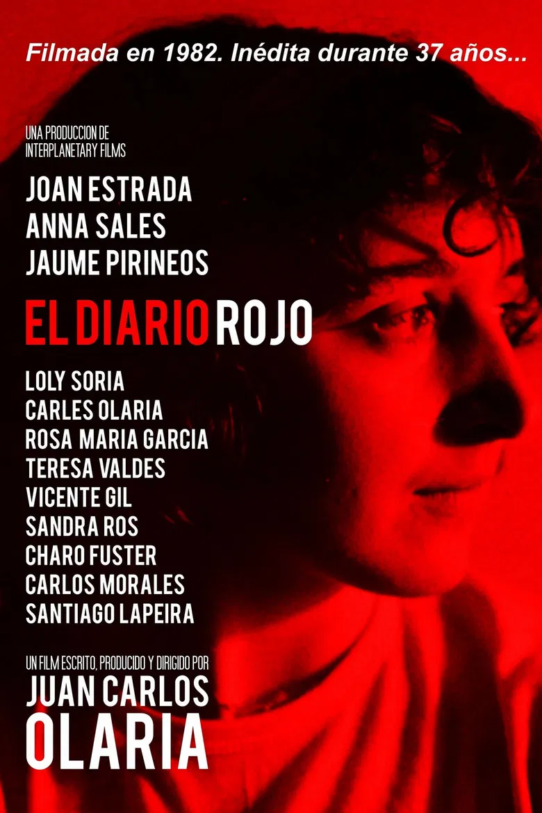 El diario rojo poster background