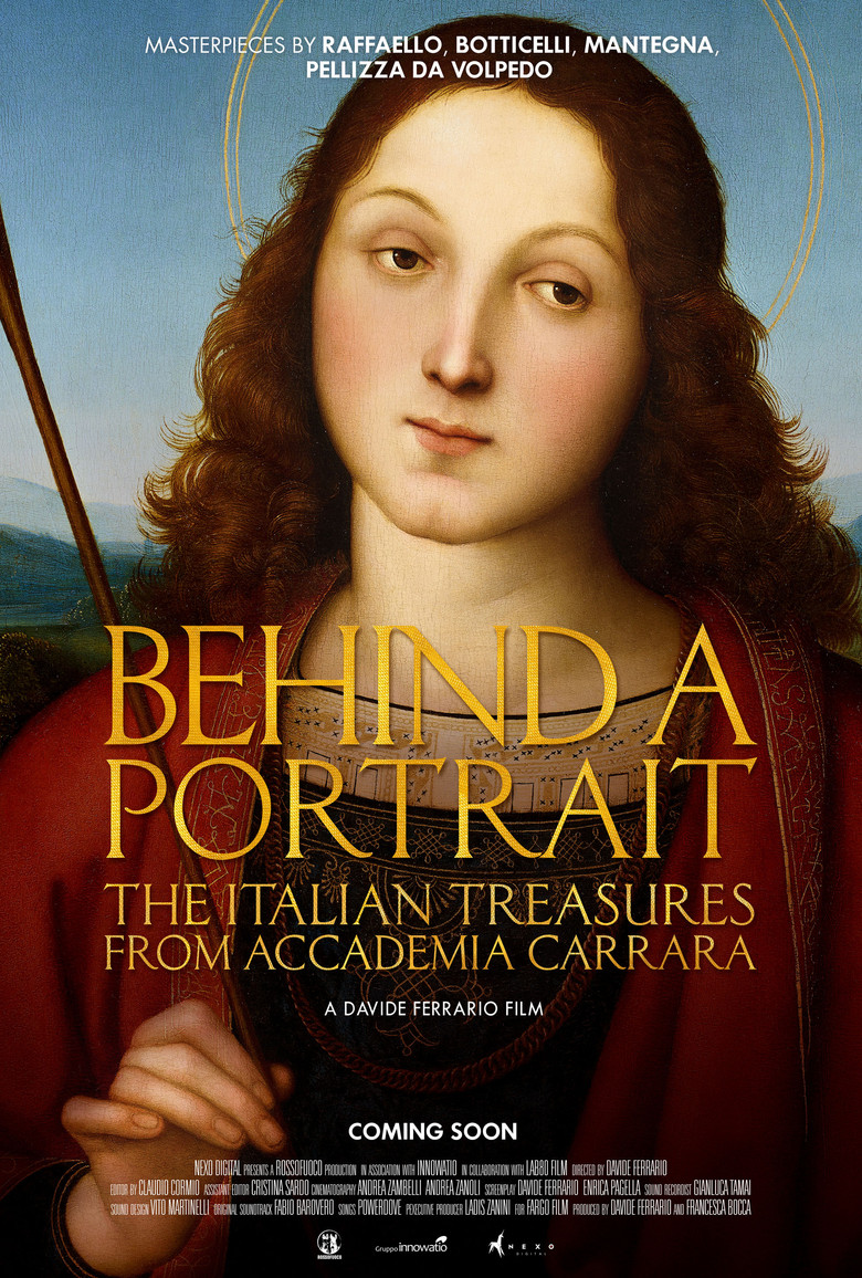 Behind a Portrait: The Italian Treasures of the Accademia Carrara poster background