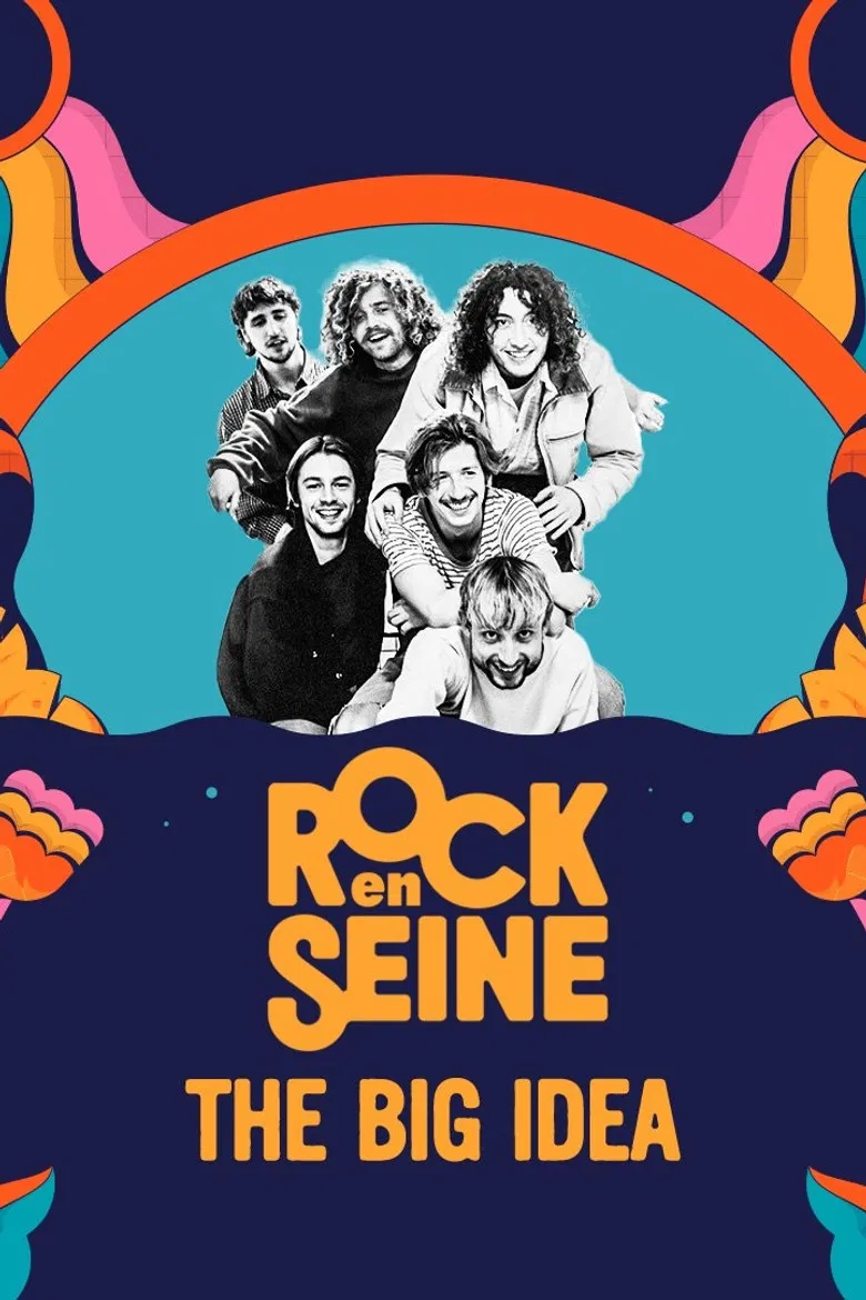 The Big Idea - Rock en Seine 2023 poster background