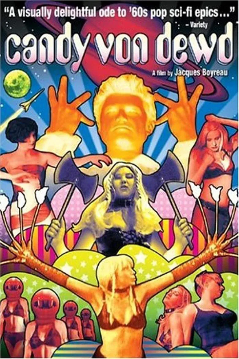 Candy Von Dewd and the Girls from Latexploitia poster background