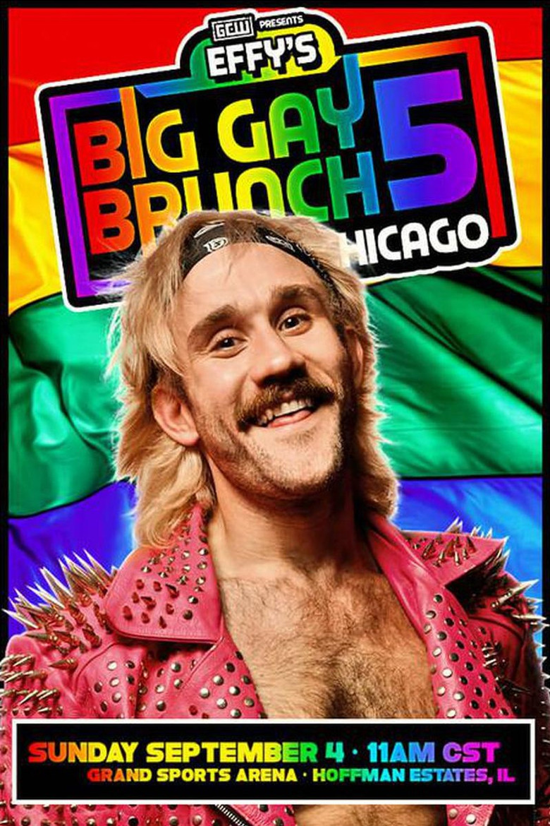 GCW Effy's Big Gay Brunch 5 poster background