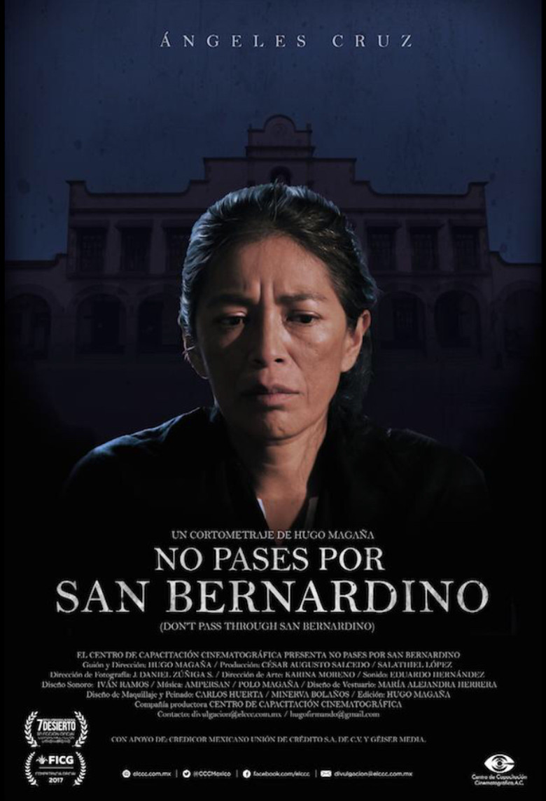 Don't Pass Through San Bernardino poster background