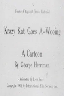 Krazy Kat Goes A-Wooing poster background