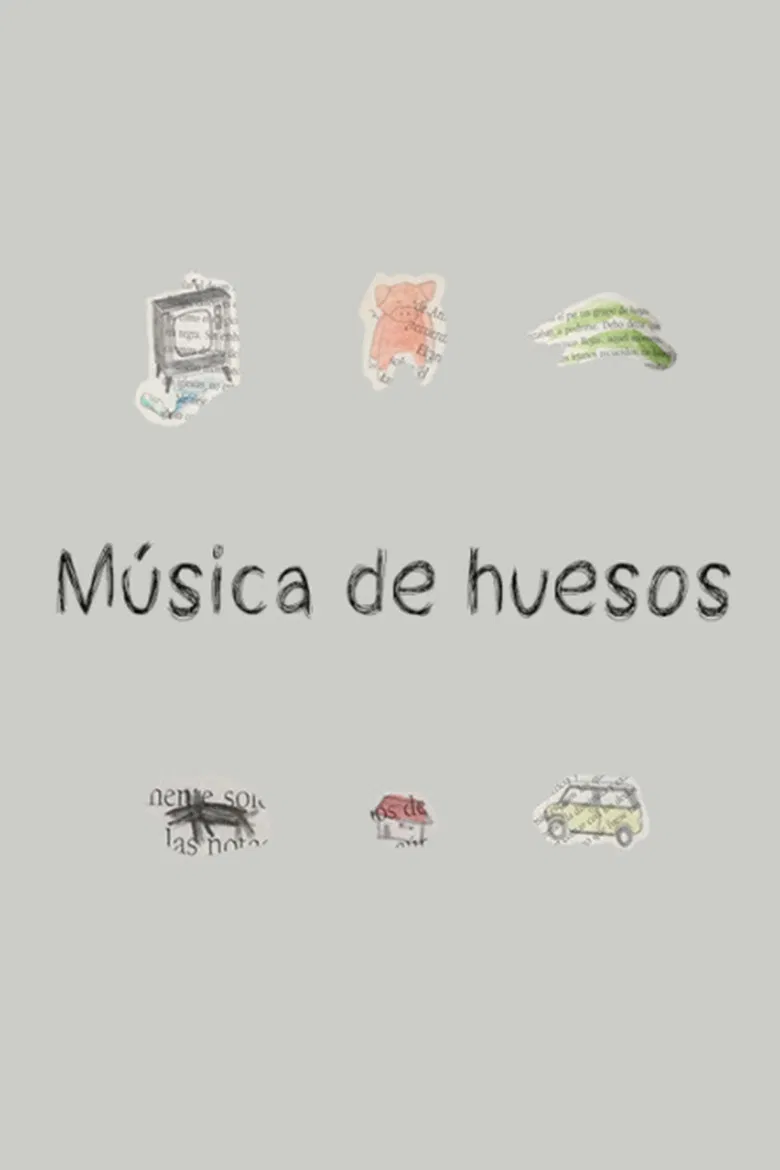 Música de huesos poster background