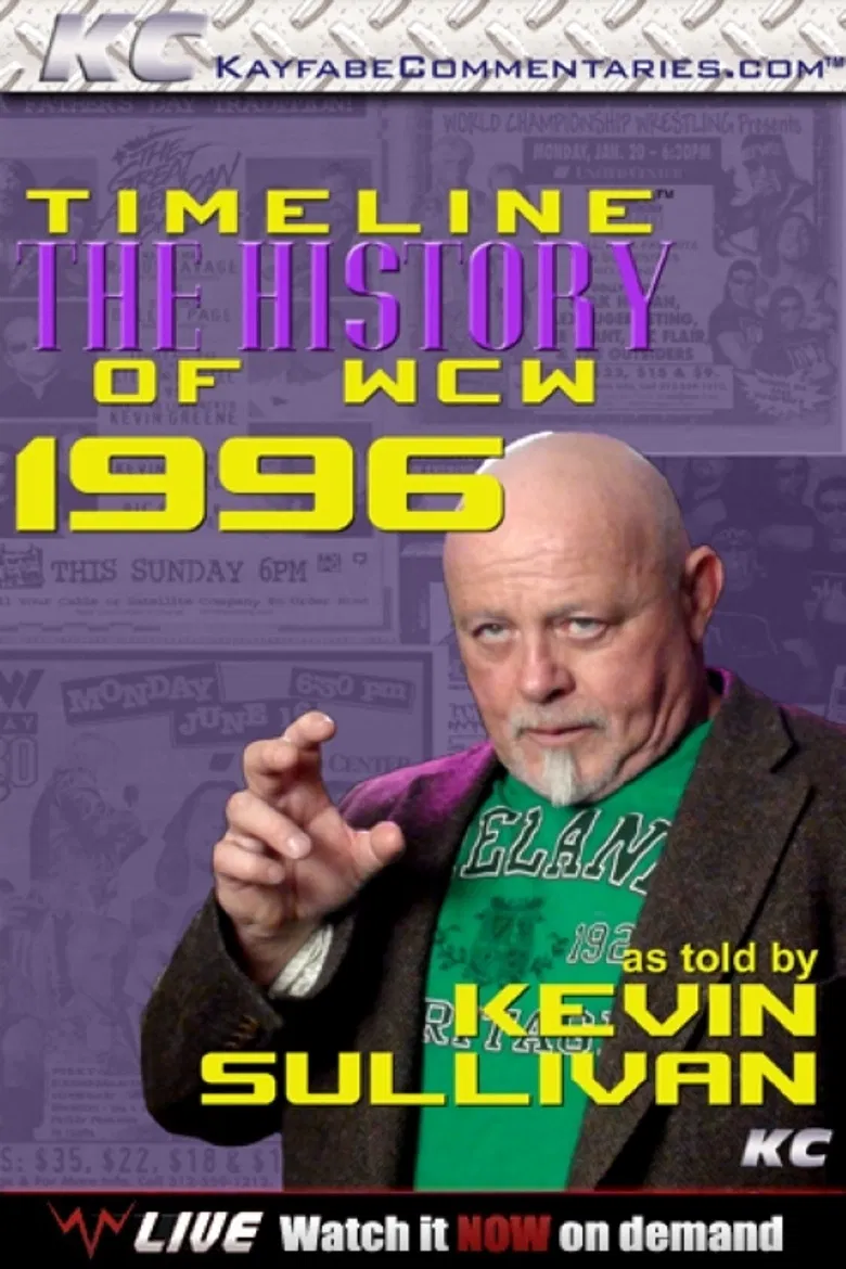 Timeline: The History of WCW – 1996 – As told By Kevin Sullivan poster background