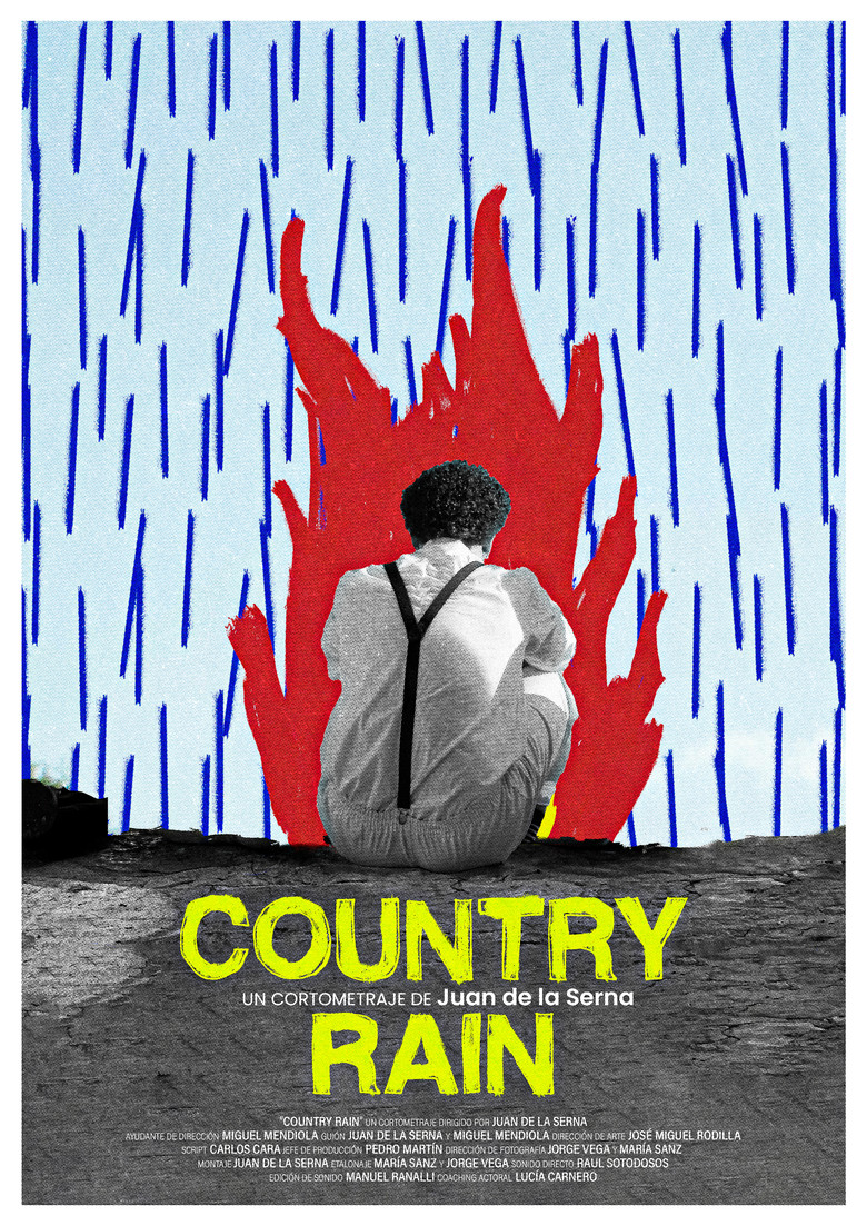 Country Rain poster background