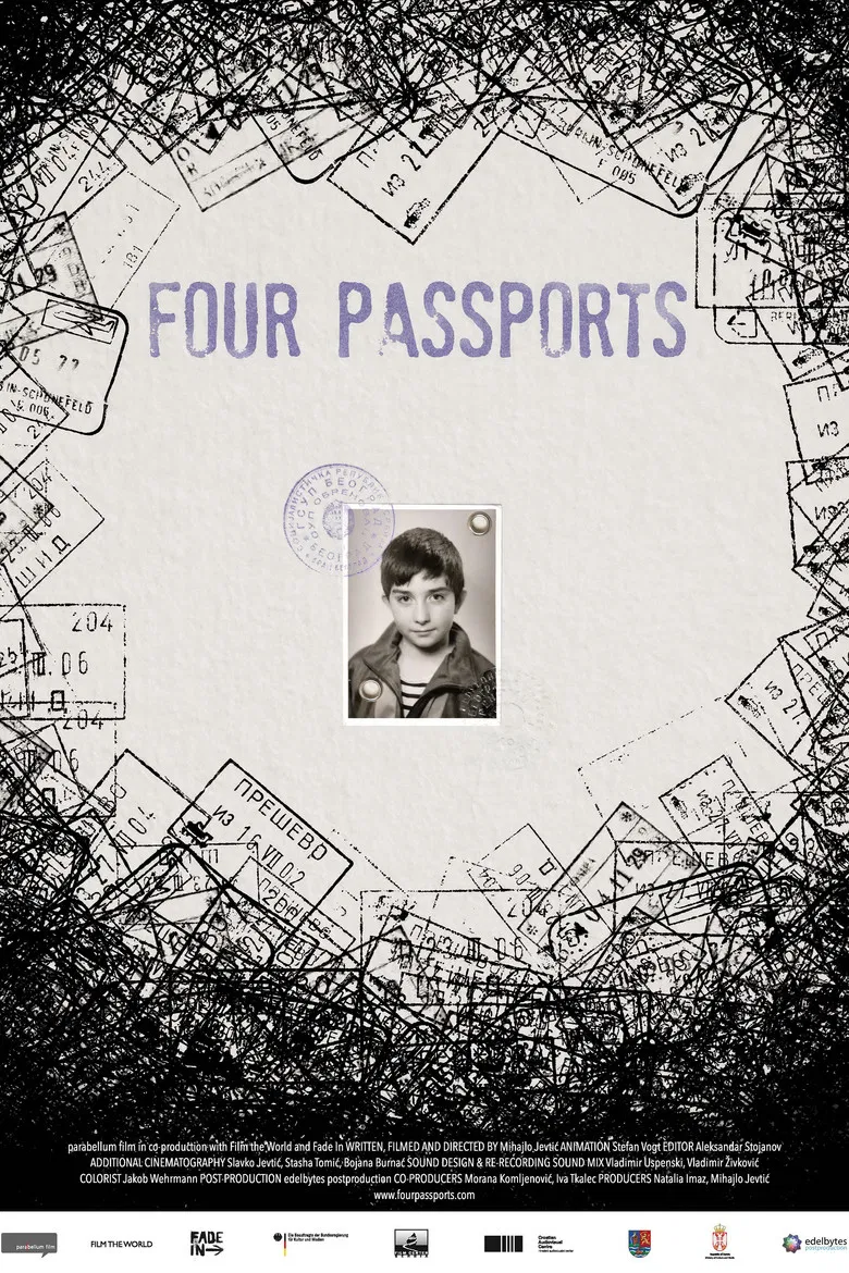Four Passports poster background