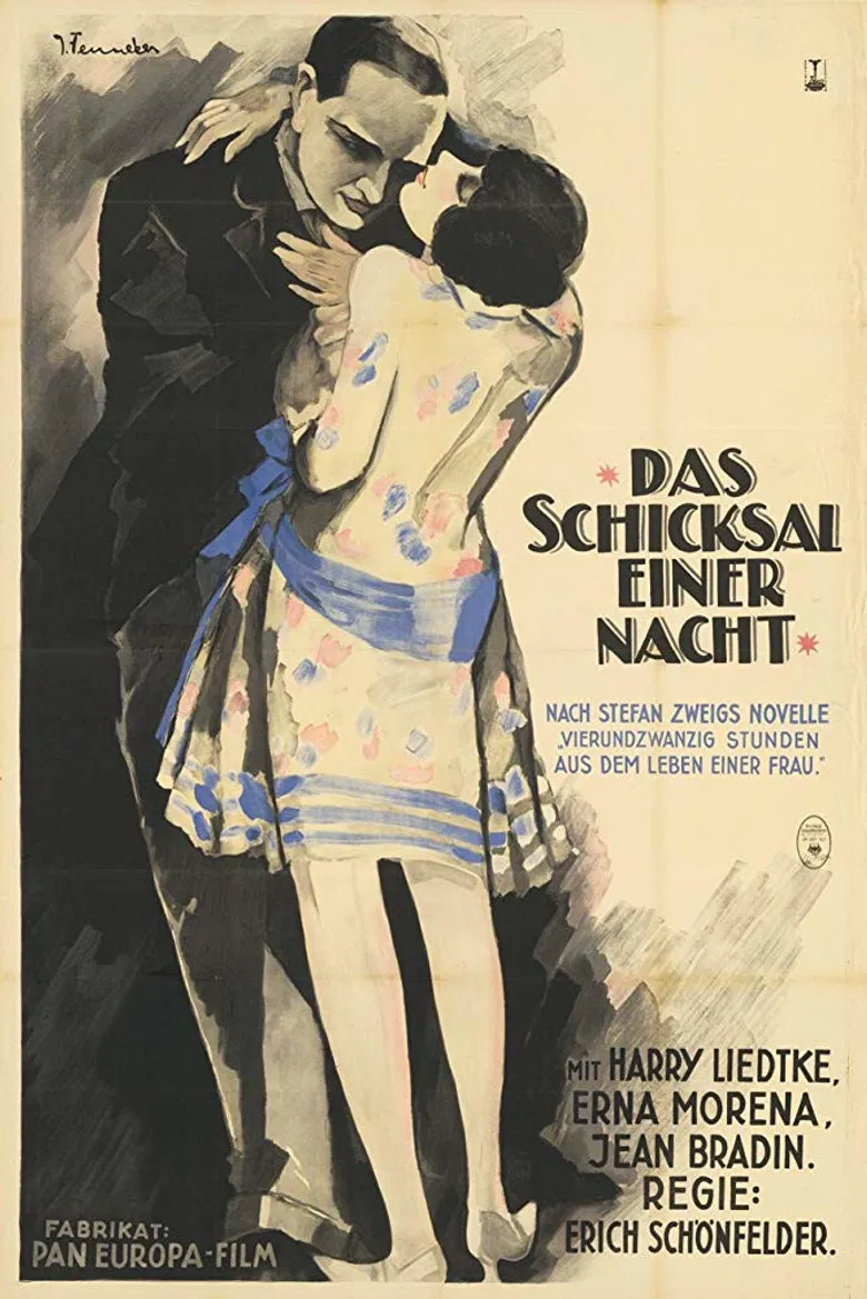 Das Schicksal einer Nacht poster background