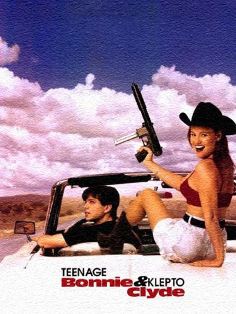 Teenage Bonnie and Klepto Clyde poster background
