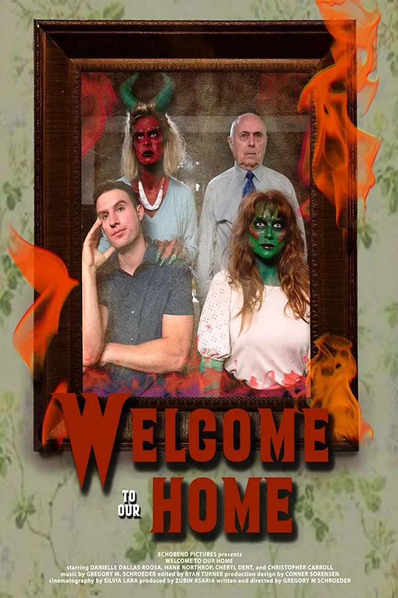 Welcome to Our Home poster background