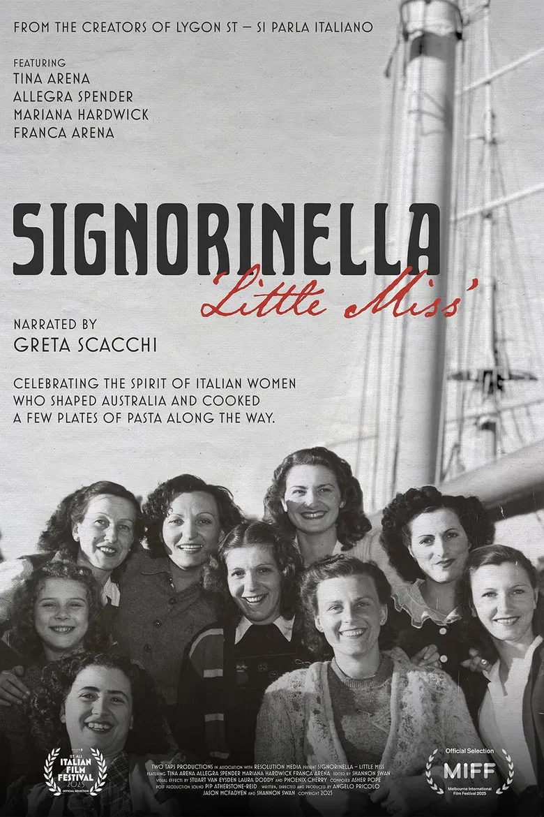 Signorinella: Little Miss poster background