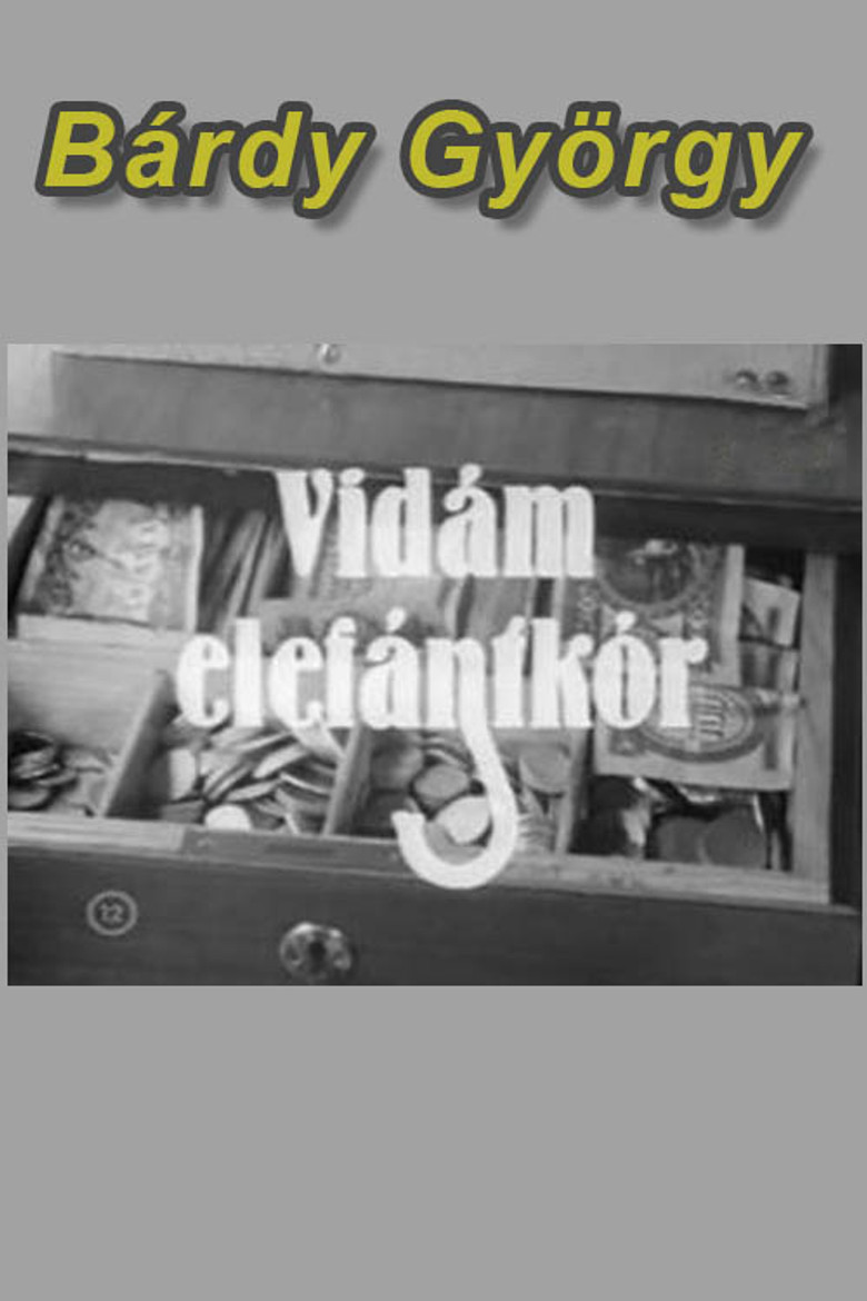 Vidám elefántkór poster background