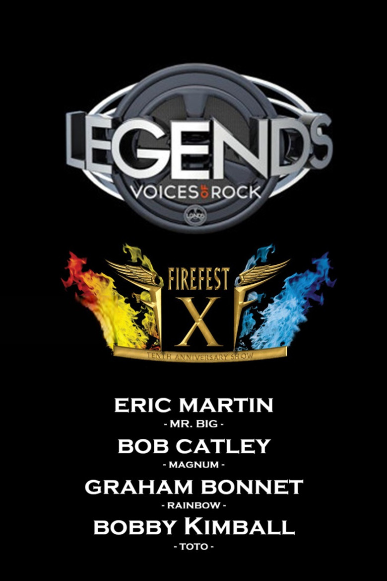 Legends of Rock: Live at Firefest X poster background