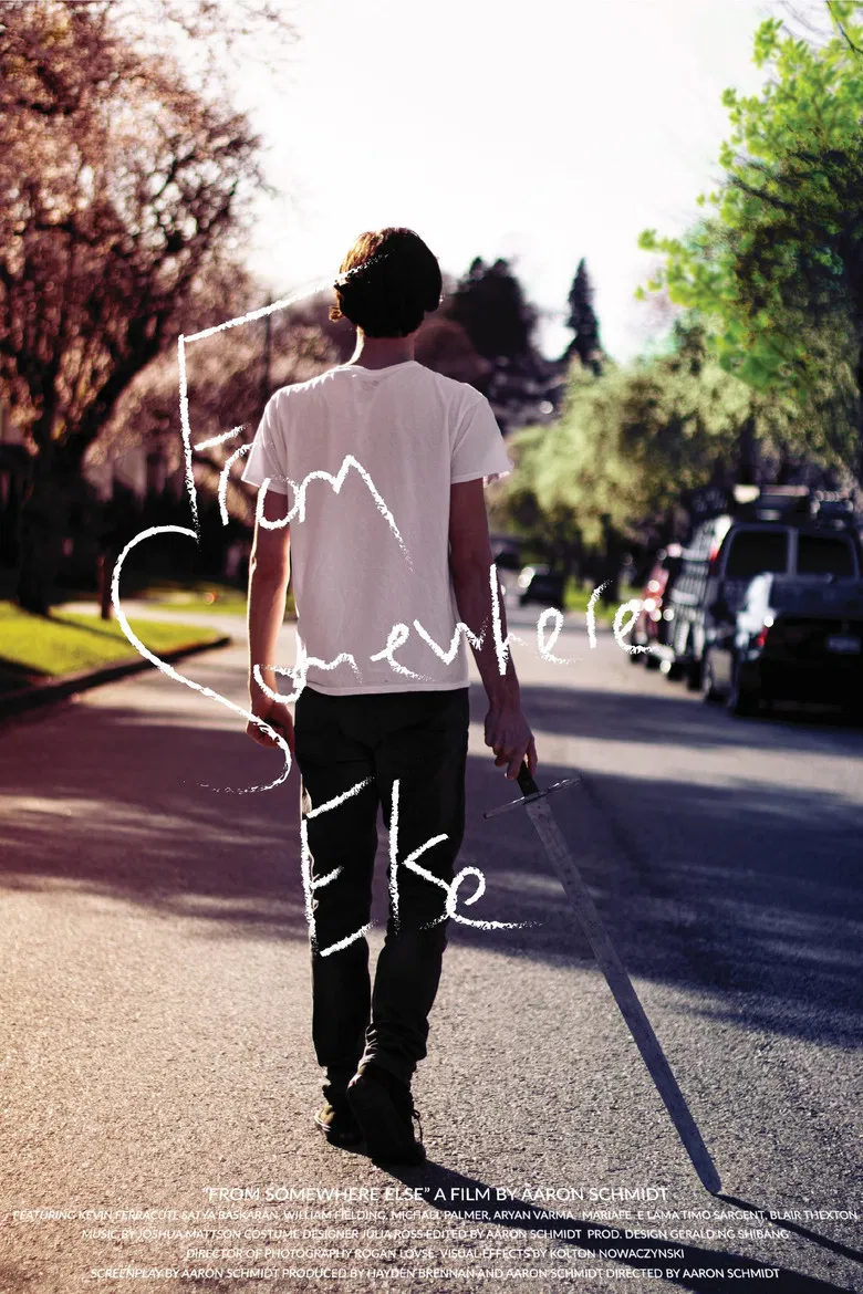 From Somewhere Else poster background