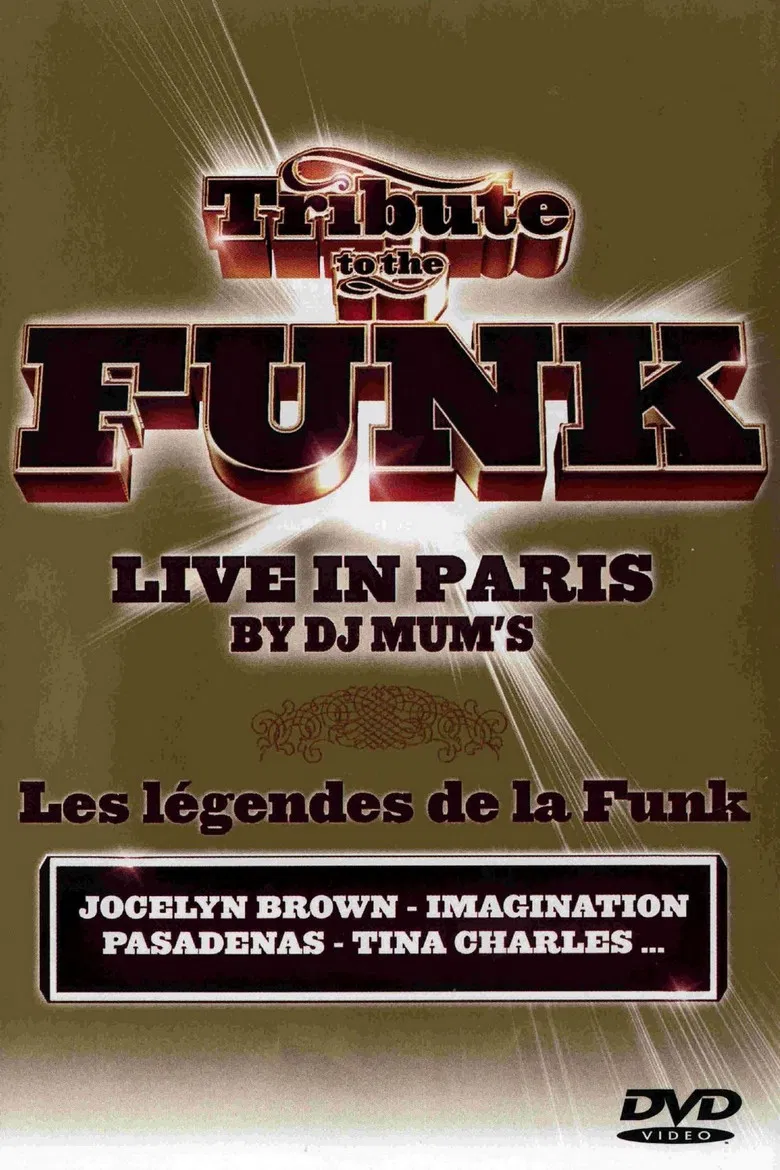 Tribute to the Funk - Live in Paris poster background