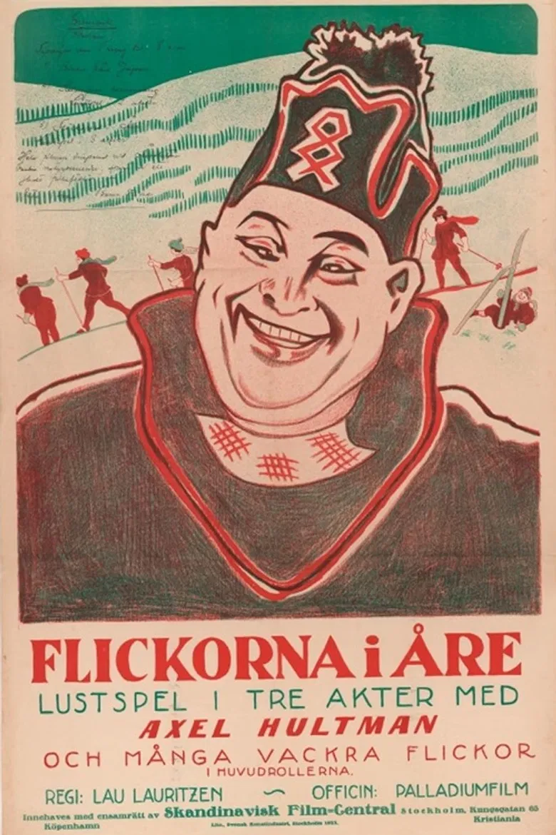 Flickorna i Åre poster background
