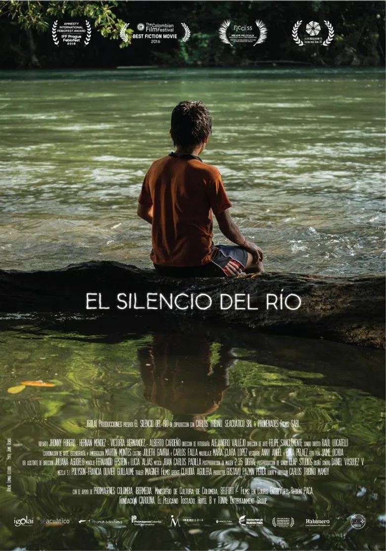 El Silencio del Río poster background