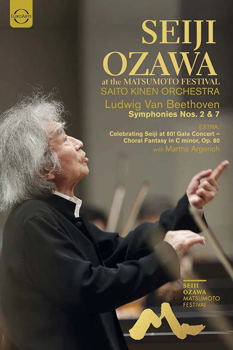 Ludwig van Beethoven - Symphonies Nos. 2 & 7 - Saito Kinen Orchestra, Seiji Ozawa poster background