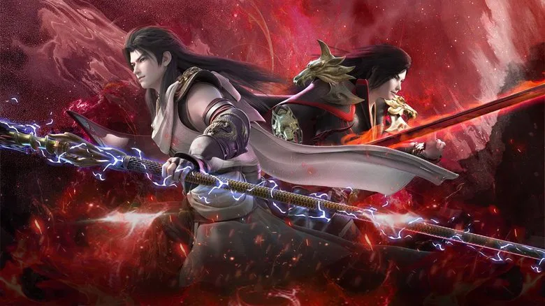 Lin Dong training in the wilderness