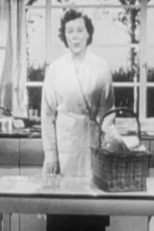 The Good Housewife in Her Kitchen poster background