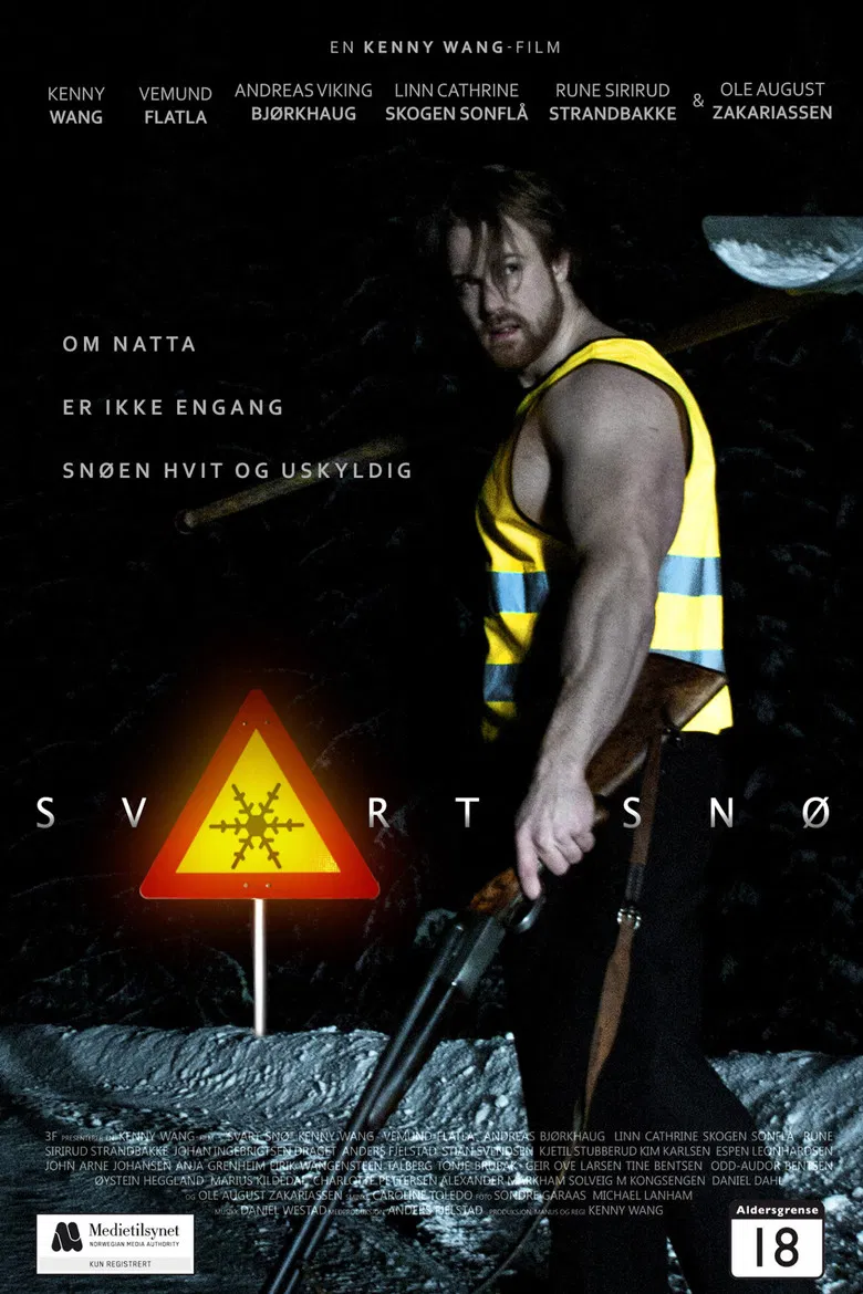Svart Snø poster background