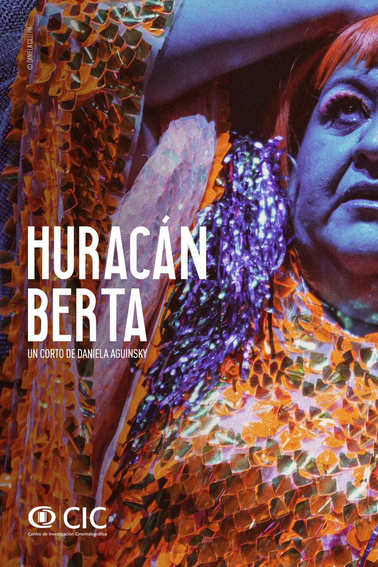 Huracán Berta poster background