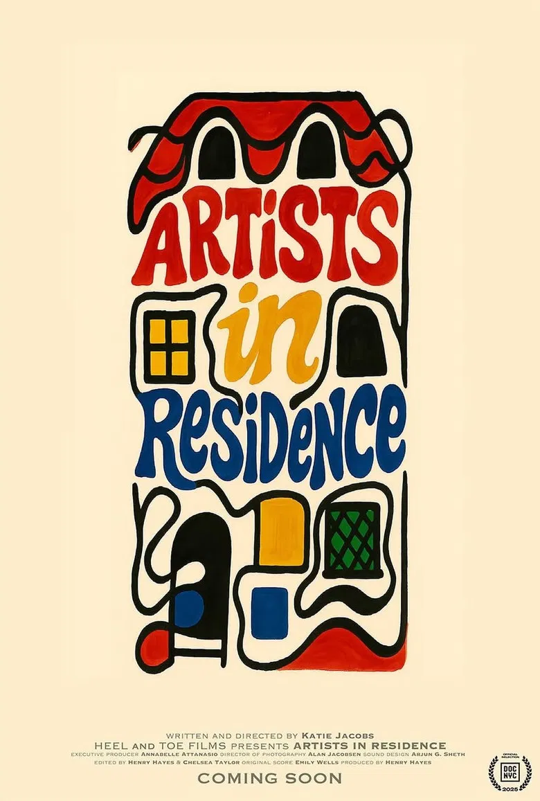 Artists in Residence poster background