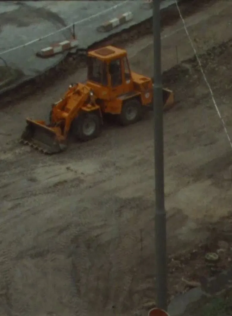 Baustelle - Anfangen und Aufhören poster background