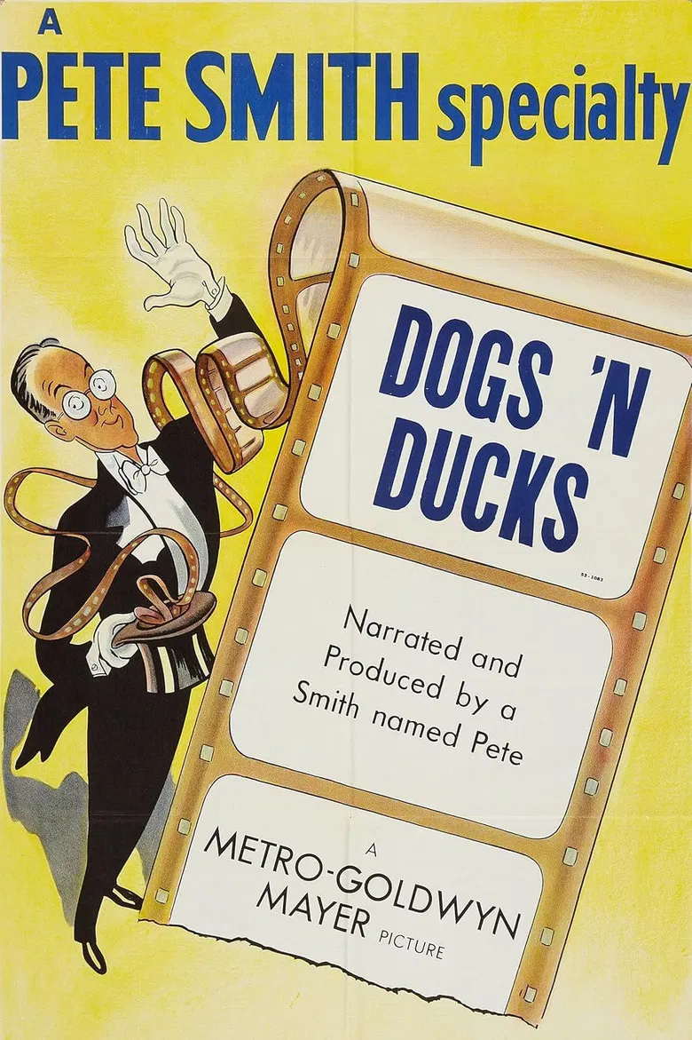 Dogs 'n Ducks poster background