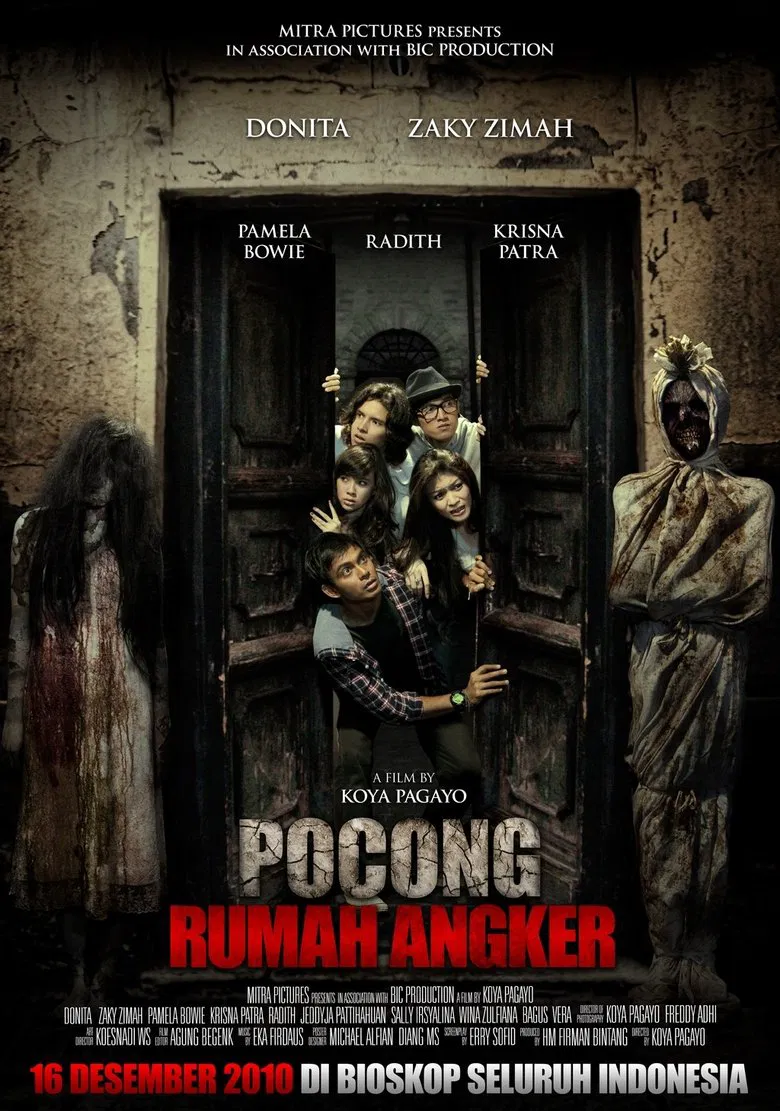 Pocong Rumah Angker poster background