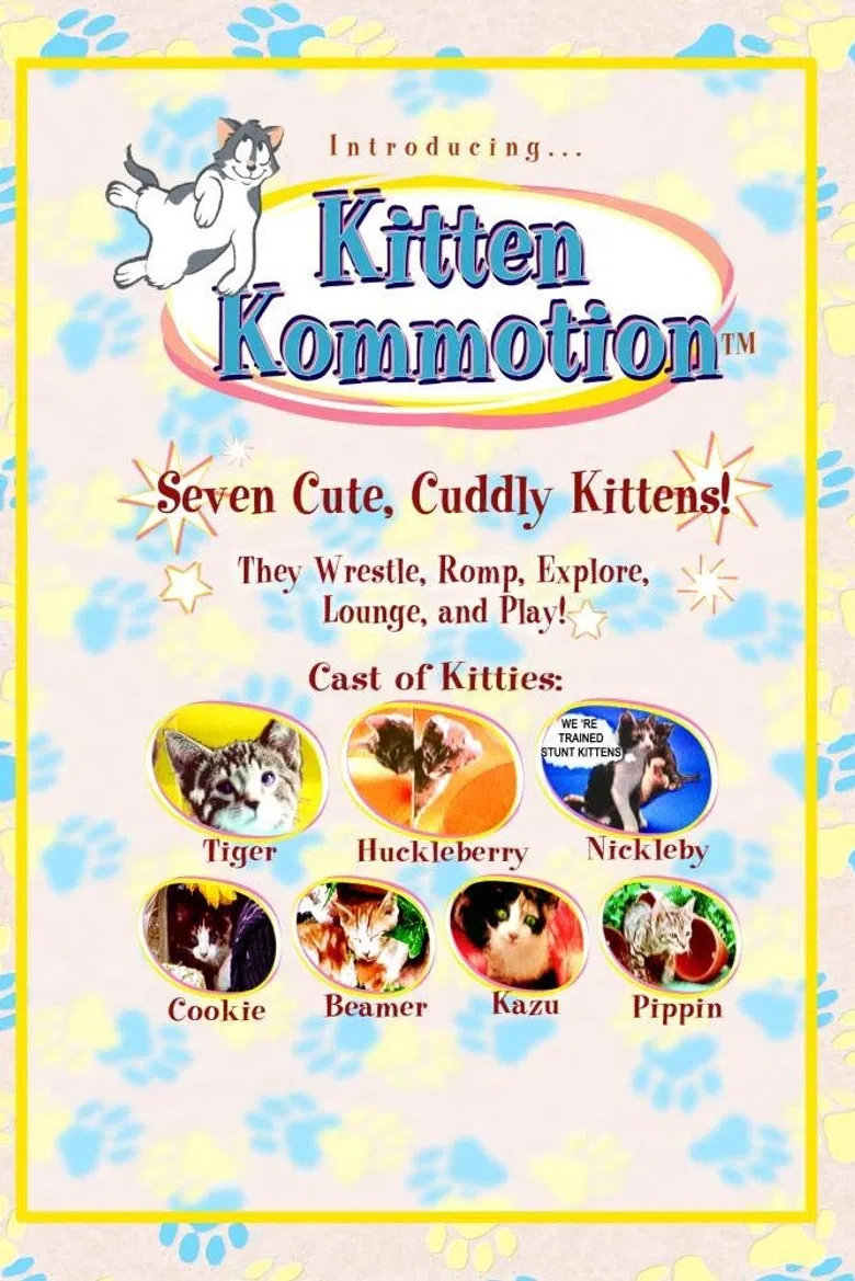 Kitten Kommotion poster background